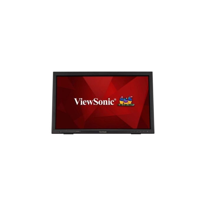 Monitor táctil LCD ViewSonic TD2223 de 22" Full HD, 10 puntos, conexiones HDMI y USB, color negro