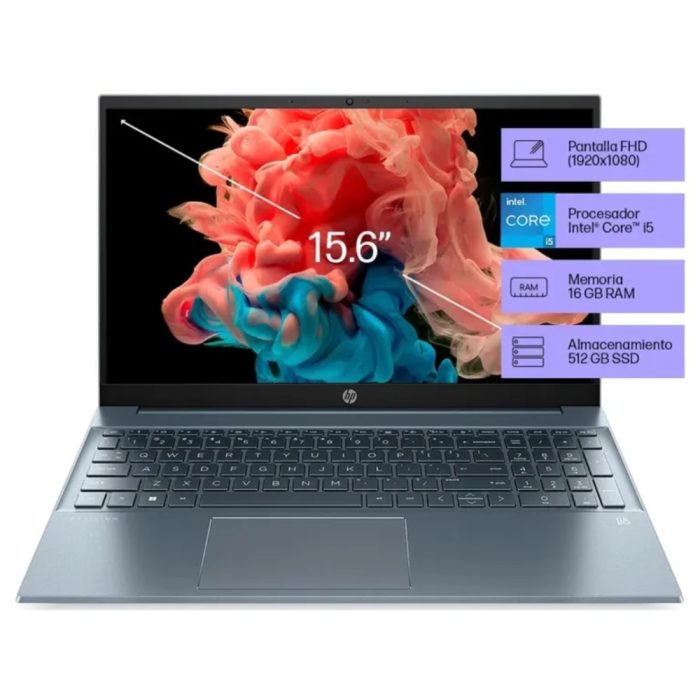 HP Pavilion 15-eg2525la - Notebook - 15.6" - Intel Core i5 I5-1235U - 16 GB - 512 GB SSD