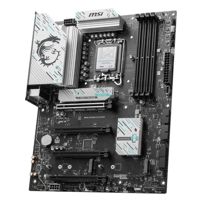 Placa base MSI B860 Gaming Plus WiFi ATX DDR5 8800MHz con HDMI y M.2 para gamers
