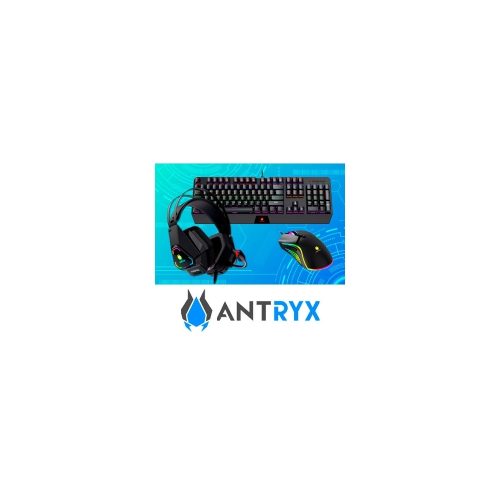 TECLADO+MOUSE ANTRYX WS-970 GREEN WIRELESS