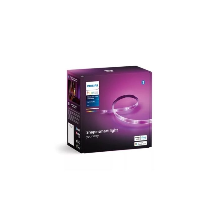 Philips Hue Lightstrip Plus LED de 20W – Ilumina tu hogar con 16 millones de colores ajustables