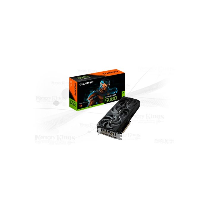 Tarjeta gráfica GeForce RTX 5080 16GB GIGABYTE Windforce OC - Rendimiento excepcional y conectividad avanzada
