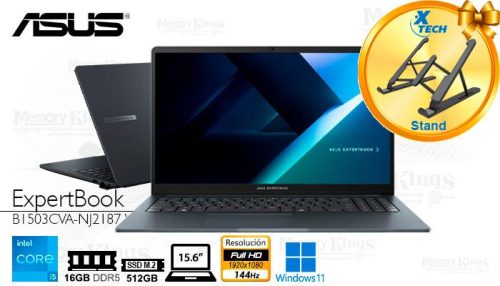LAPTOP Core i5-1335U ASUS ExpertBook B1 B1503CVA -NJ2187 16|512|15.6" grafica Intel Iris Xe, W11HOME