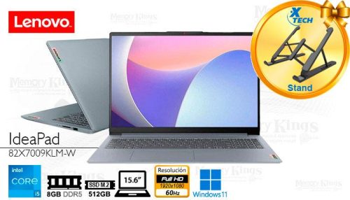 LAPTOP Core i5-1335U LENOVO IdeaPad Slim 3 15IRU8 8|512|15.6" grafica Intel Iris Xe, W11HOME