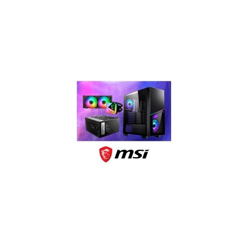 Case con Fuente de 650W MSI MAG FORGE 120A AIRFLOW, Mid Tower