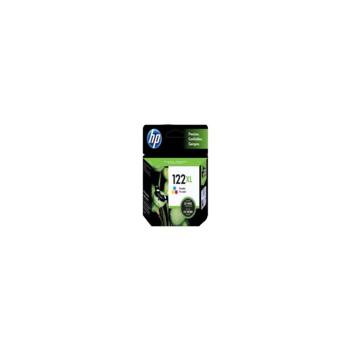 Cartucho de tinta tricolor HP 122XL para impresoras - Calidad original y alto rendimiento