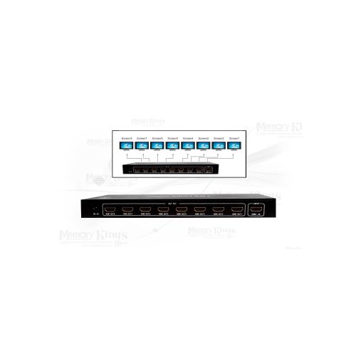 SPLITTER HDMI 8pt DELCOM FHD 1080p
