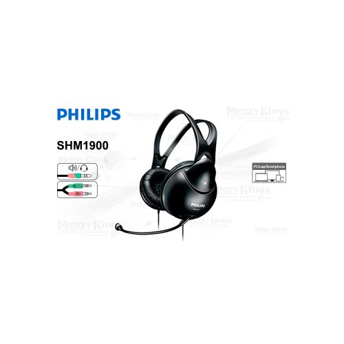 AURICULAR PHILIPS SHM1900 BLACK