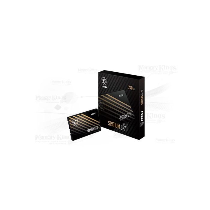 SSD 2.5” 480GB MSI Spatium S270 - Rápido, confiable y con gran capacidad para mejorar tu PC.