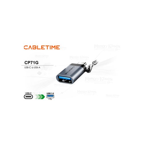 ADAPTADOR USB-C a USB-A HEMBRA CABLETIME CP71G