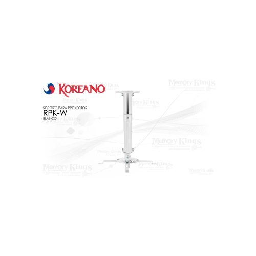 SOPORTE PROYECTOR KOREANO RPK-W PARA TECHO WHITE