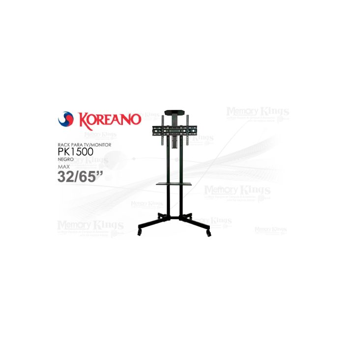 Soporte móvil para TV PK1500 Koreano - Estable, ajustable y fácil de mover, ideal para cualquier espacio