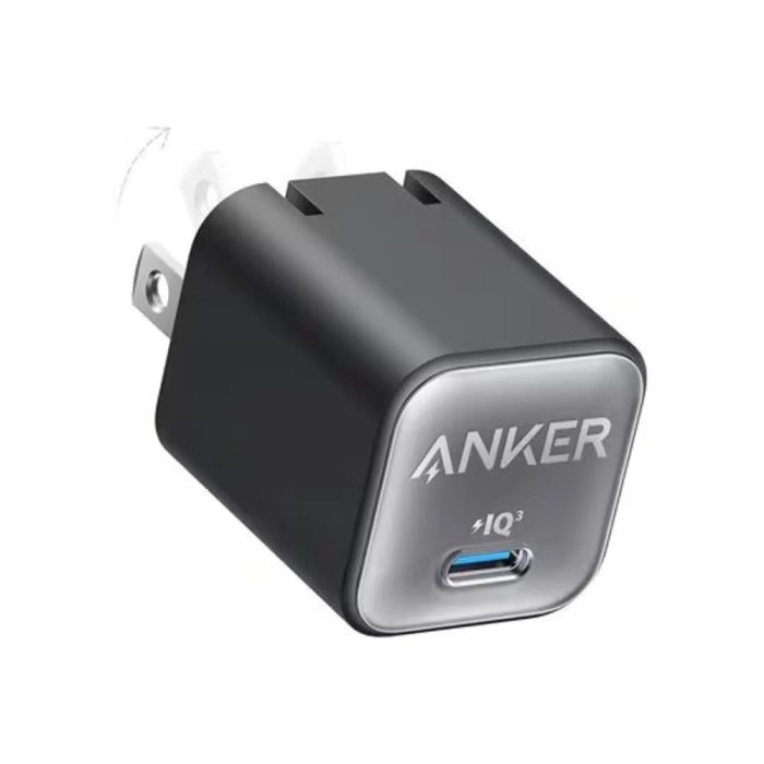 Cargador de pared ANKER de 30W con puertos USB-C y tecnología iQ3 - Carga rápida y eficiente