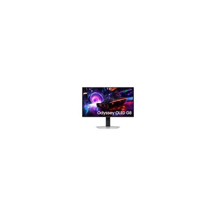Monitor de juego OLED Samsung Odyssey OLED G8 S27FG810SN 27" Class 4K UHD - 16:9 - Plata - 68.6cm (27") Viewable - OLED - 3840 x 2160 - Mil millones de colores - FreeSync Premium Pro - 250cd/m² - 0ms - 240Hz Refresh Rate - HDMI - DisplayPort