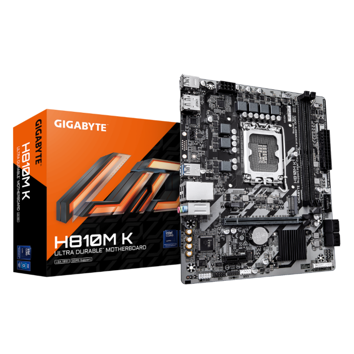 Motherboard GIGABYTE H810M K, Chipset Intel H810, LGA 1851, micro-ATX