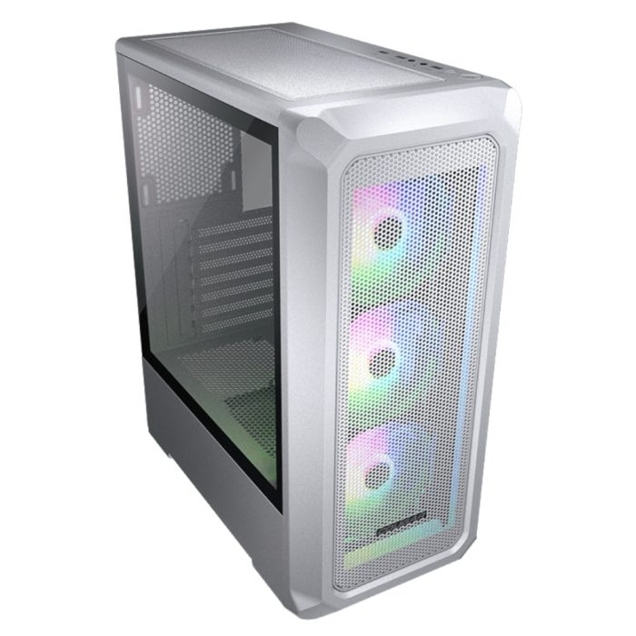 Caja Mid Tower Cougar Archon 2 Mesh RGB blanca con excelente ventilación y diseño elegante