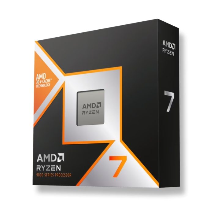 Procesador AMD Ryzen 7 9800X3D, 4.7GHz, 8 núcleos, 96MB L3, compatible AM5, alto rendimiento 120W