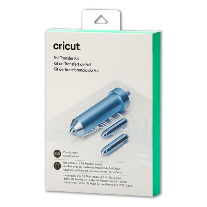 Kit de transferencia de foil Cricut en aluminio para proyectos creativos y personalizados