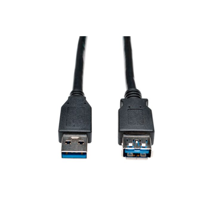 Cable de Extensión USB 3.0 SuperSpeed (M/H) Negro, 1.83 m (6 pies)