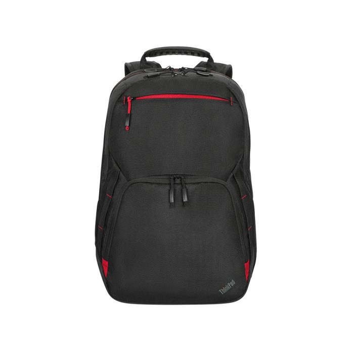 Mochila Lenovo ThinkPad Essential Plus 15.6" en Negro y Rojo - Ideal para Laptops y Viajes