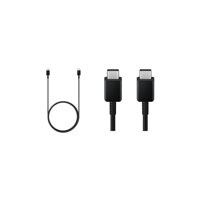 Cable USB 3A Samsung, Interfaz: (USB-C a USB-C), Color Negro.