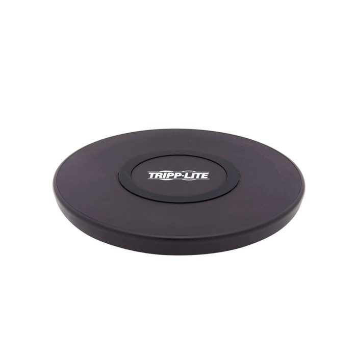 Base de carga rápida inalámbrica Qi Tripp-Lite para teléfonos - Color negro, alta velocidad y compatibilidad.