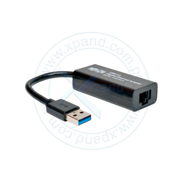 Adaptador de red Trippe-Lite U336-000-R, USB 3.0 SuperSpeed a Gigabit Ethernet.