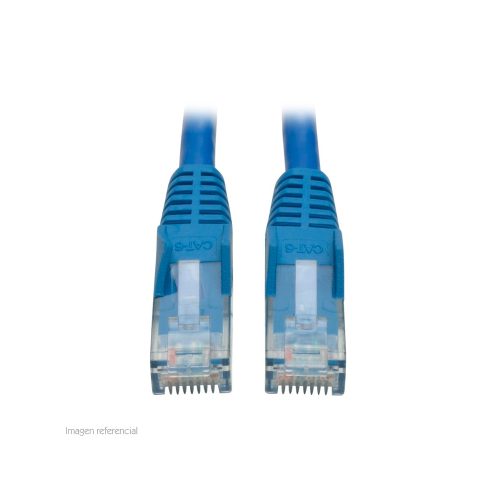 Cable Patch Moldeado Tripp-Lite Snagless Cat6 Gigabit (RJ45 M/M), Azul, de 1.52 mts.
