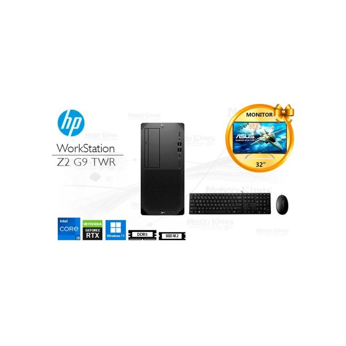 PC HP Z2 G9 Tower, i9-12900K, 16GB RAM, 1TB SSD, GeForce RTX 3080, Windows 11 Pro - Rendimiento Superior