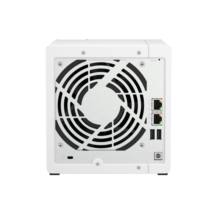 Servidor NAS QNAP TS-433, 4 bahías 3.5" SATA, 4GB RAM, ARM Cortex A55 de 2GHz, alto rendimiento