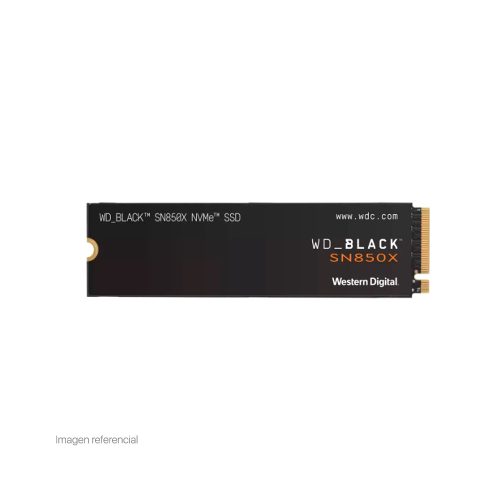 Unidad en estado solido Western Digital Black SN850X NVMe 1TB, M.2 2280, PCIe Gen 4.0 x4.