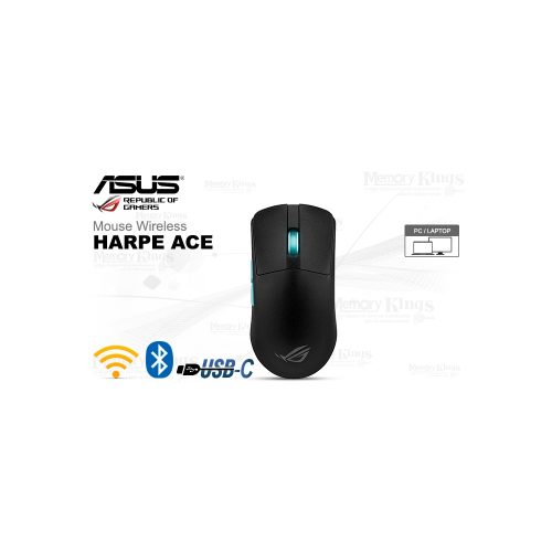 Mouse gaming ASUS ROG Harpe Ace Wireless 36K - Precisión y comodidad para tus partidas