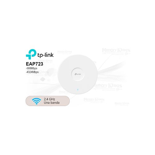 TP-Link EAP723 Omada BE5000: punto de acceso WiFi de techo, alto rendimiento y fácil instalación