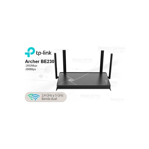 Router TP-Link BE3600 Wi-Fi 7 Dual-Band: velocidad ultra rápida y conexión estable
