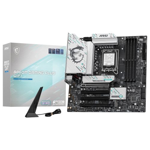 MSI B860M GAMING PLUS WIFI - Placa Base Micro ATX DDR5 con Conectividad WiFi