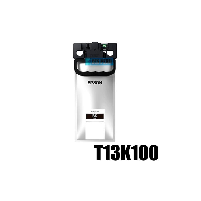 Tinta negra Epson DURABrite Pro T13K100 de alto rendimiento para impresoras, 13,000 páginas de calidad
