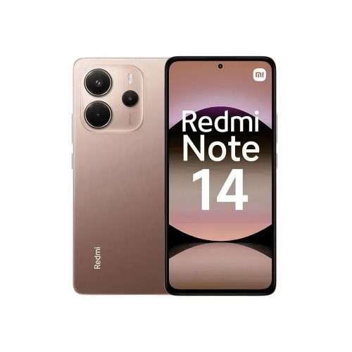 Xiaomi Redmi Note 14: Smartphone Android dorado con pantalla táctil y gran rendimiento