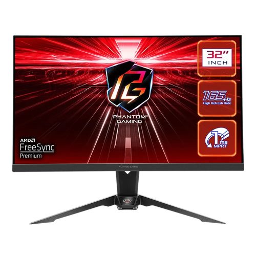 Monitor gamer ASRock PG32QF2B 31.5" QHD 165Hz 1ms FreeSync Premium con HDMI y DisplayPort