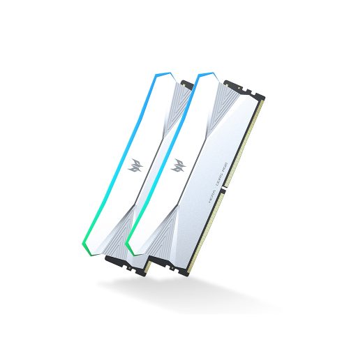Memoria RAM Predator Hera RGB 64GB (2x32GB) DDR5-6400MHz CL32 Plateada para Gaming de Alto Rendimiento
