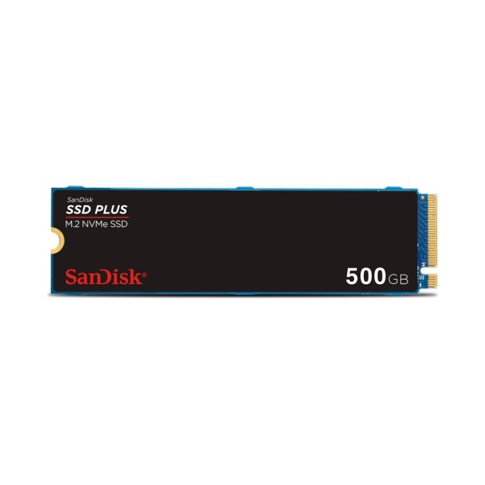 SanDisk SSD Plus 500GB M.2 2280 PCIe 3.0 NVMe - Almacenamiento ultrarrápido para tu PC