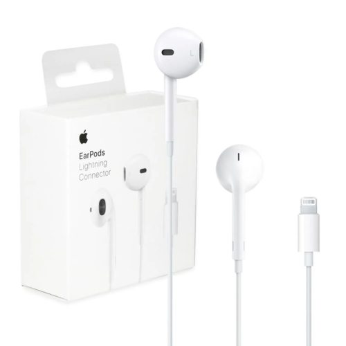 Auriculares Apple EarPods Estéreo con Conector Lightning - Intrauditivos y Binaurales - Blanco