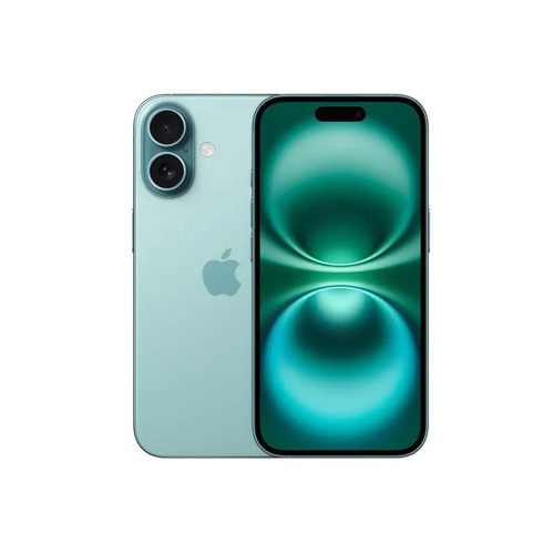 iPhone 16 Apple 128GB 5G Verde Azulado, Pantalla OLED 6.1", 8GB RAM, Doble SIM, Cámara 48MP & 12MP