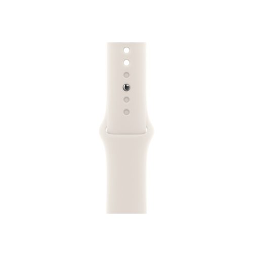 Correa ajustable Apple para reloj - Tamaños S/M - Starlight - Confort en fluoelastómero
