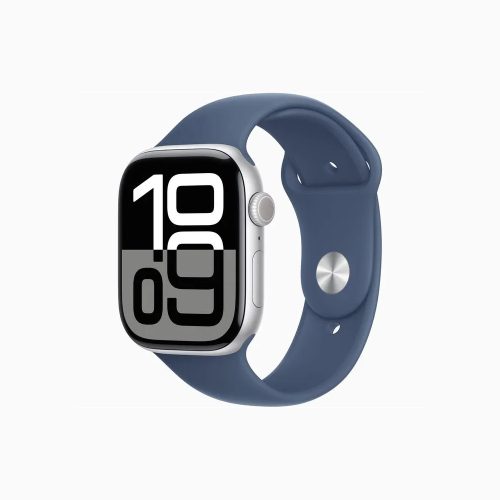 Apple Watch Series 10, 46mm, plata, Bluetooth, 64GB, sensores de salud avanzados y altímetro