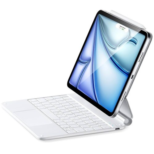 Estuche Apple Magic para iPad Air 11" (4a y 5a gen) - Cubierta blanca con soporte elegante