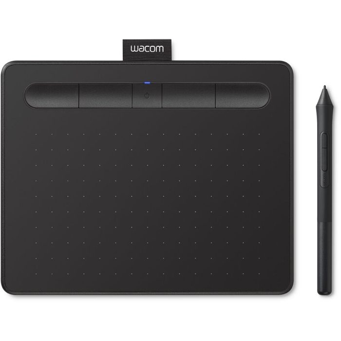 Tableta gráfica Wacom Intuos Bluetooth pequeña negra para artistas y creadores