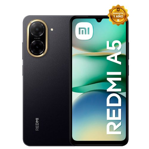 Xiaomi Redmi A5 Smartphone Android Negro 3GB RAM 64GB, Pantalla Táctil y Alto Rendimiento