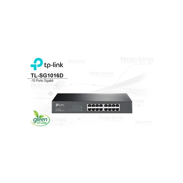 Switch TP-Link GbE 16 puertos rackeable TL-SG1016D - alto rendimiento y conexión confiable