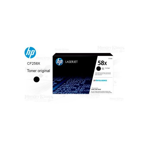 Toner HP 58X Original Negro - 10,000 páginas, alta capacidad y calidad de impresión ideal para oficina