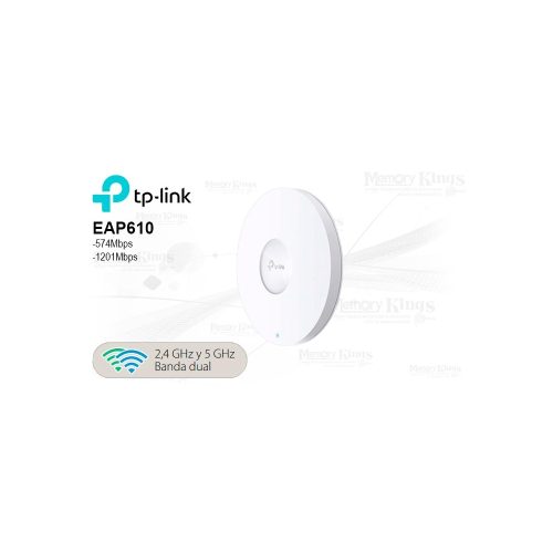 Punto de acceso Wi-Fi 6 TP-LINK de 2.4 GHz y 5 GHz, gestionado en la nube para mayor conectividad